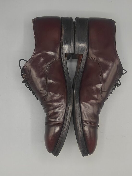 Allen Edmonds Dress Shoes Men\'s 9.5 D Merlot Park Avenue Leather Oxford Cap Toe main image 6